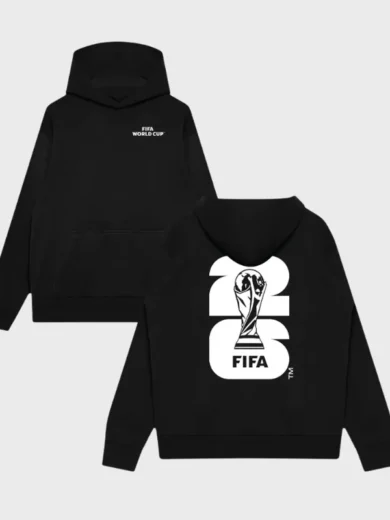 FIFA World Cup 2026 Peace Collective Trophy Black Hoodie