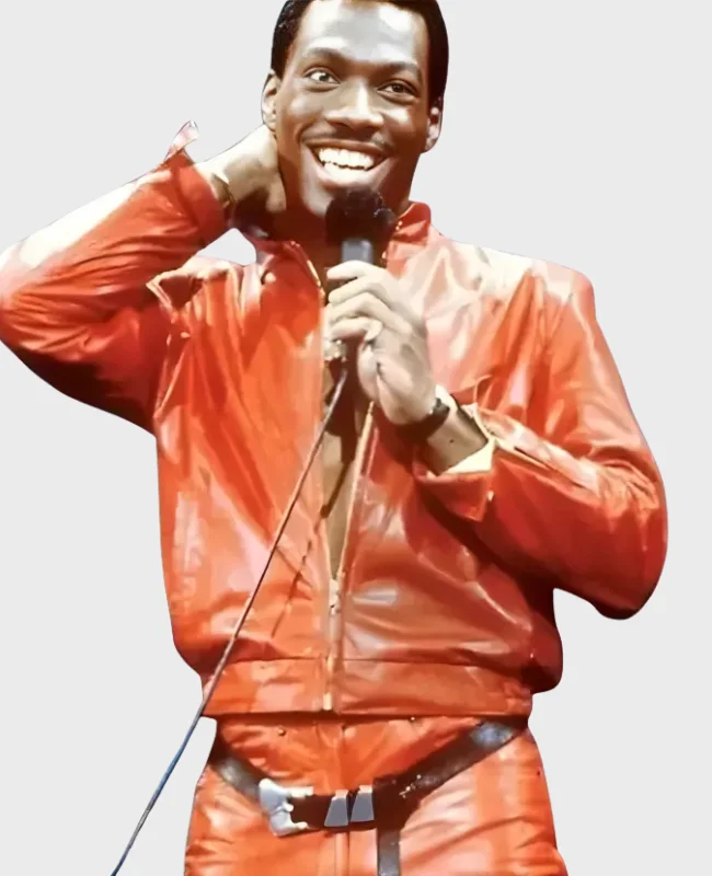 Raw Concert Eddie Murphy Red Leather Jacket