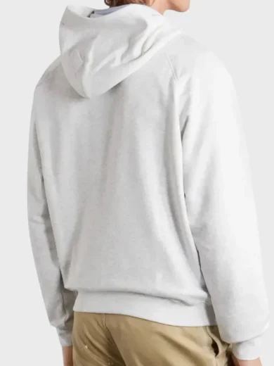 A.P.C. x Fragment Design Heather Grey Duck Hoodie