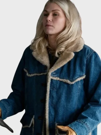 Marshals S01 Ellyn Jameson Sherpa Denim Jacket