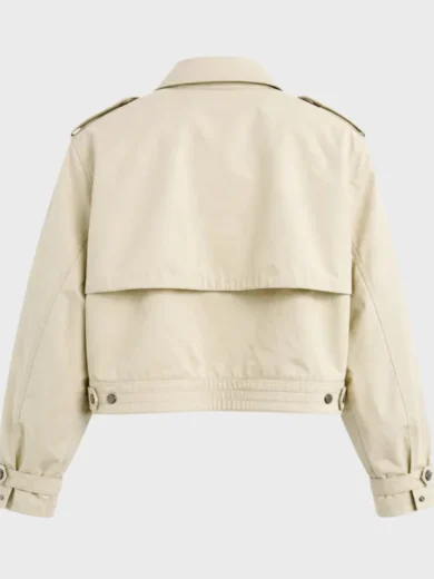 Millie Bobby Brown NYC Beige Jacket