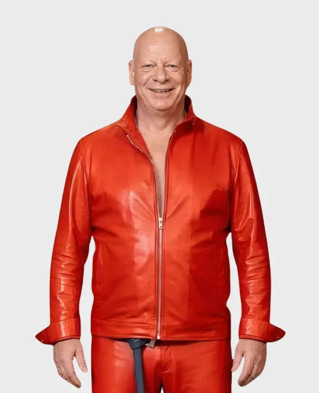 Jeff Ross The Roast of Kevin Hart 2026 Red Leather Jacket