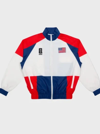 USA Windbreaker 2026 FIFA World Cup Blue & White Jacket