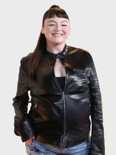 Hacks Season 5 Premiere Megan Stalter Black Jacket