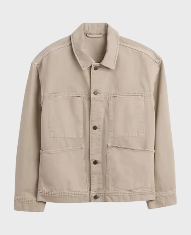 Miles Gutierrez Riley Off Campus 2026 Beige Jacket