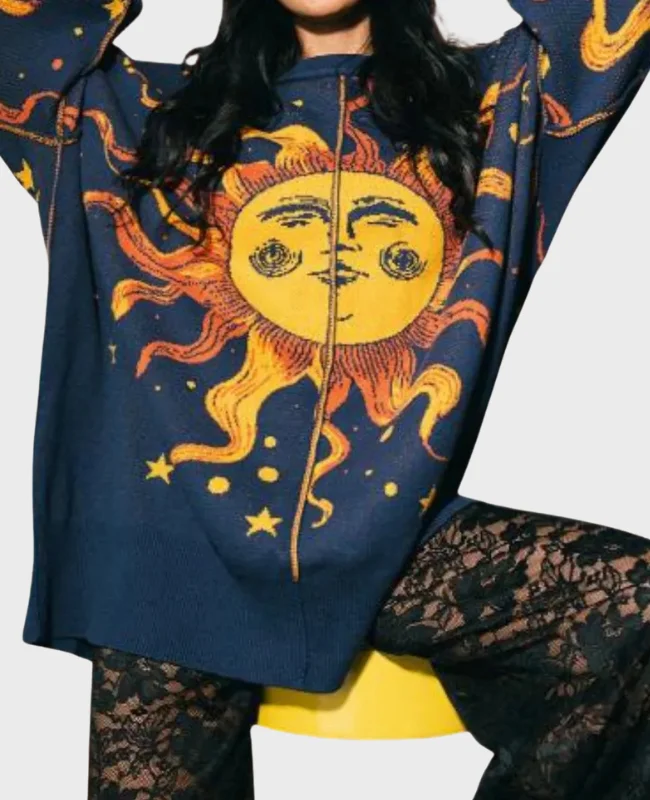 Whoopi Goldberg The View 2026 Sun Print Oversized Sweater