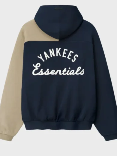 MLB Yankees x Fear of God ESSENTIALS Navy Hoodie