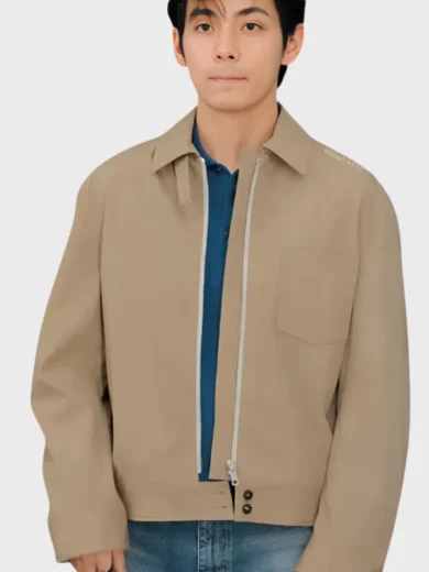 ONE LUCKY DAY V’s VLOG BTS Kim Taehyung Beige Jacket