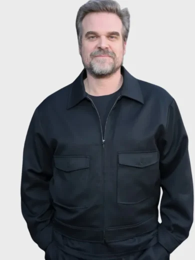 David Harbour Emmy FYC 2026 Stranger Things Black Jacket