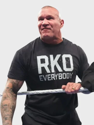 WWE Randy Orton RKO Everybody Black Graphic Tee