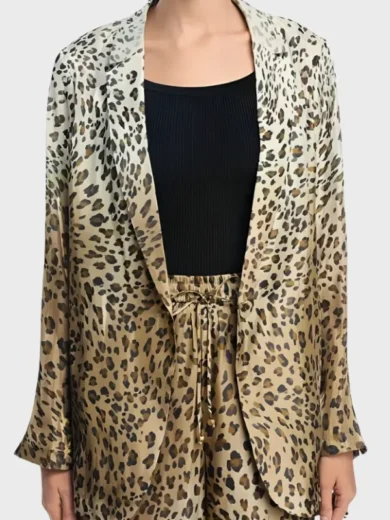 Shop Annette Bening Dutton Ranch S01 Leopard Print Blazer