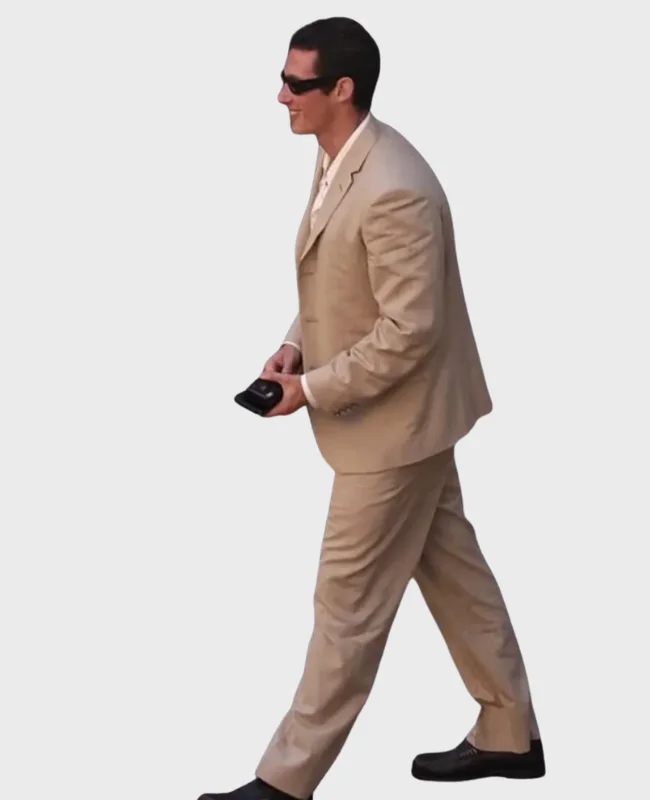 Callum Turner Pre-Wedding Party 2026 Beige Suit