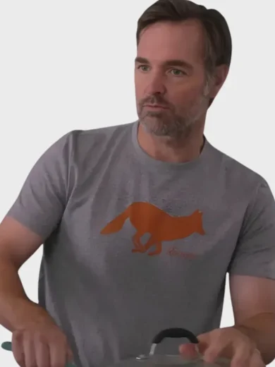 The Four Seasons Season 2 Will Forte Fox Print Graphic T-Shirt