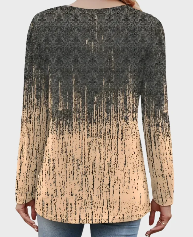 Access Daily Mary Jo Buttafuoco Style Pleated Tunic Top