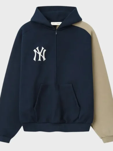 MLB Yankees x Fear of God ESSENTIALS Navy Hoodie