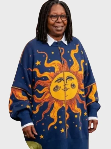 Whoopi Goldberg The View 2026 Sun Print Oversized Sweater