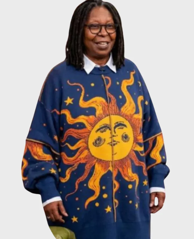 Whoopi Goldberg The View 2026 Sun Print Oversized Sweater