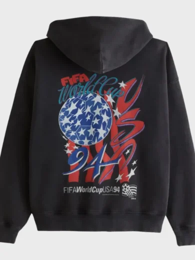 USA 94 FIFA World Cup Black Hooded Jacket