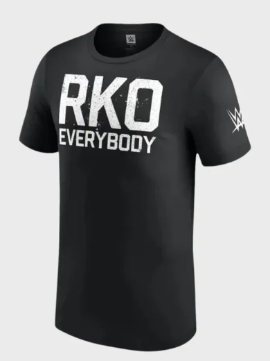 WWE Randy Orton RKO Everybody Black Graphic Tee