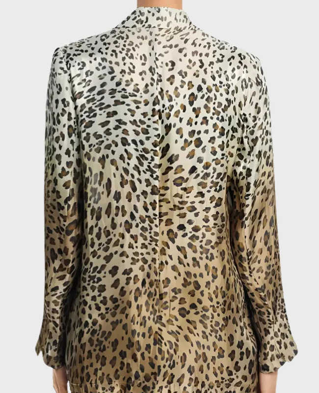 Shop Annette Bening Dutton Ranch S01 Leopard Print Blazer