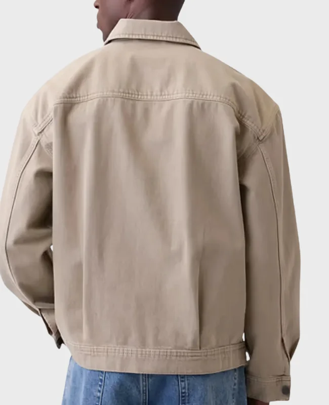 Miles Gutierrez Riley Off Campus 2026 Beige Jacket