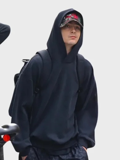 Timothée Chalamet NYC 2026 Black Hoodie