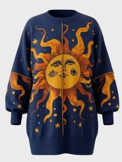 Whoopi Goldberg The View 2026 Sun Print Oversized Sweater