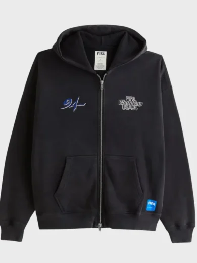 USA 94 FIFA World Cup Black Hooded Jacket