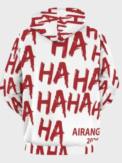 Hooligan BT21 BTS Arirang 2026 HAHA Joker Graphic Hoodie