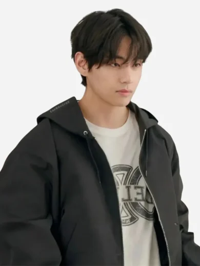 One Lucky Day Vlog Kim Taehyung Hooded Windbreaker Jacket